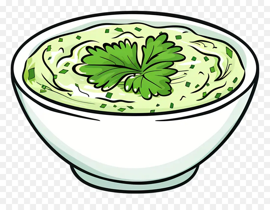 Raita Vert，Sauce Verte PNG