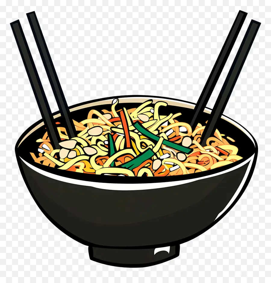 Chow Mein，Nouilles PNG