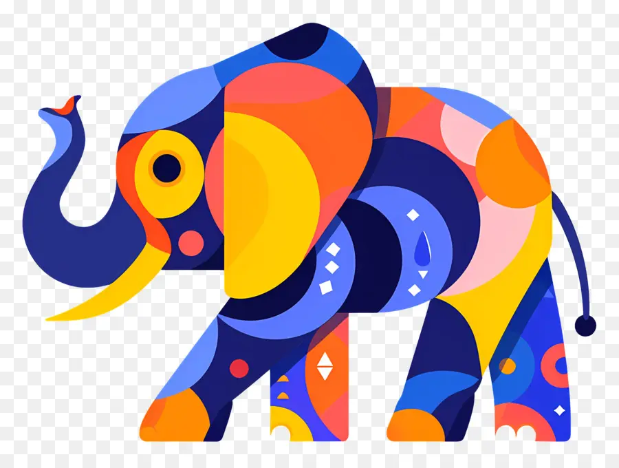 éléphant Décoré，L'éléphant PNG