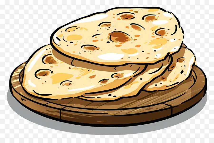 Pain Naan，La Cuisine Indienne PNG