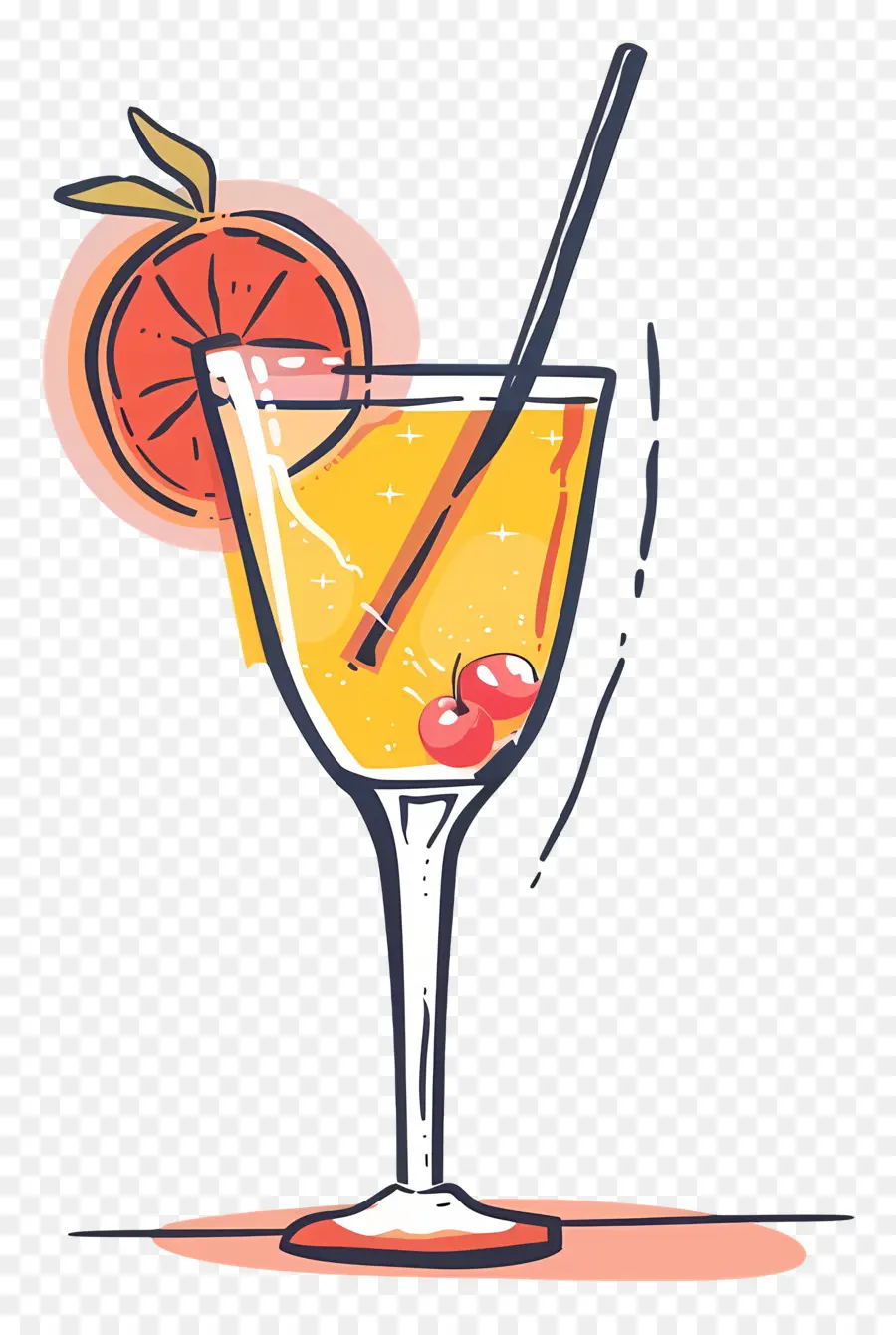 Cocktail D'été，Jus D'orange PNG