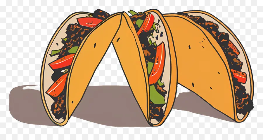 Tacos，La Viande PNG