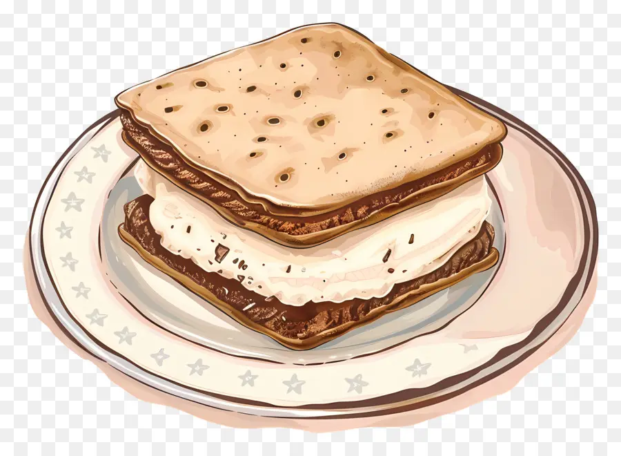 Sandwich à La Crème Glacée，Chocolat Sandwich PNG