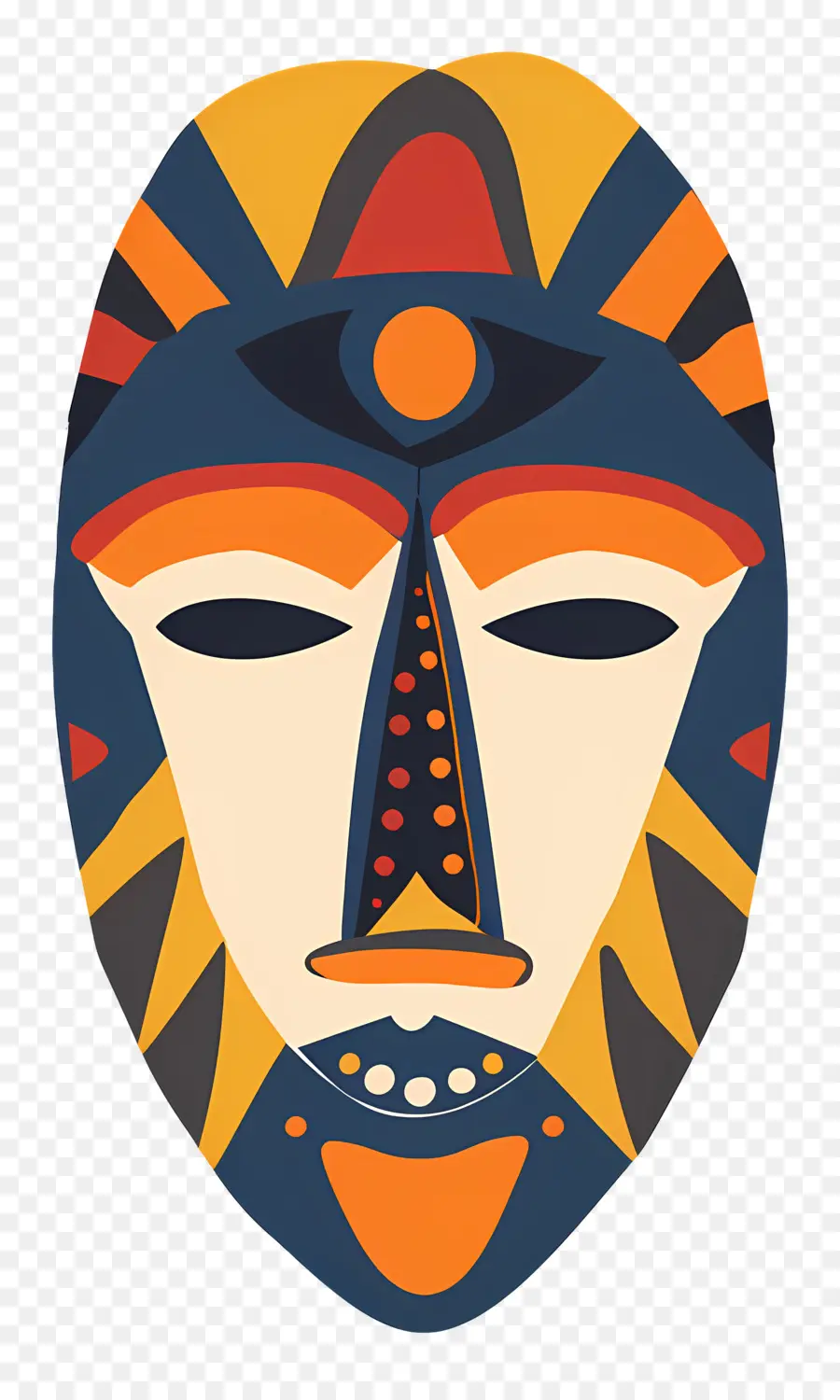 Masque Tribal，Masque Africain PNG