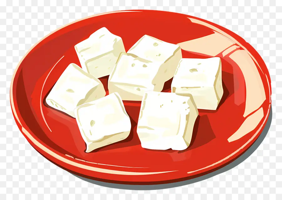 Fromage Feta，Plaque PNG