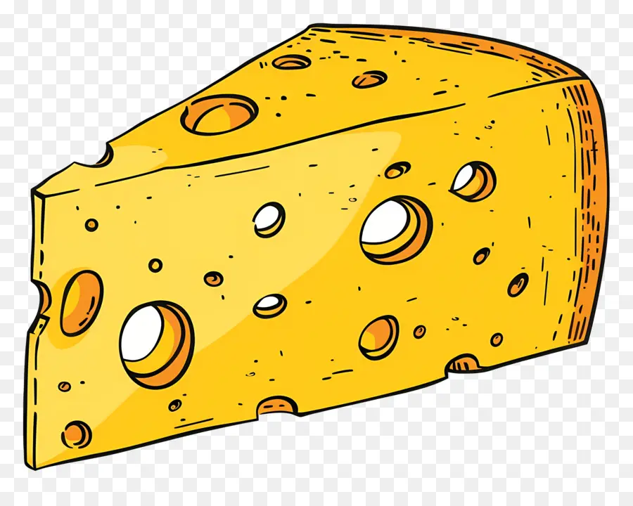 Une Tranche De Fromage，Fromage PNG