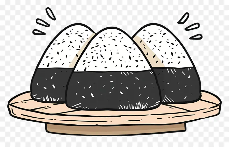 Onigiri，Boules De Riz Au Chocolat PNG