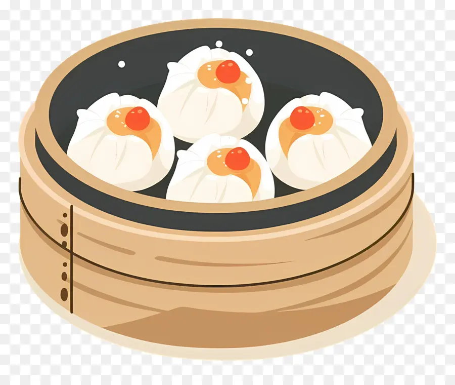 Dim Sum，Raviolis à La Vapeur PNG