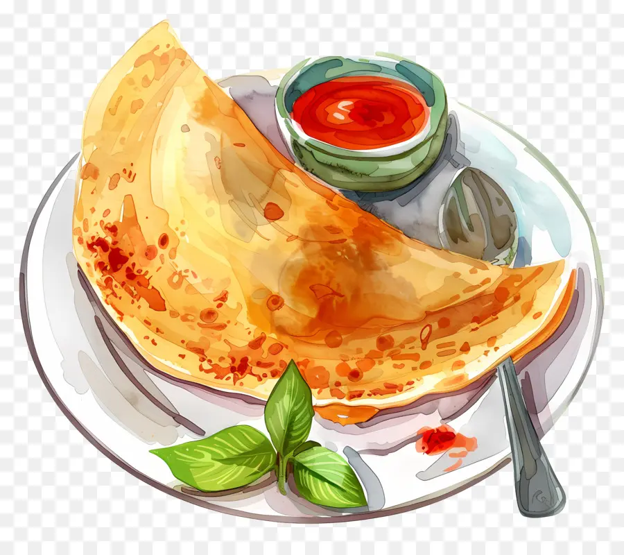 Dosa，Crêpes PNG