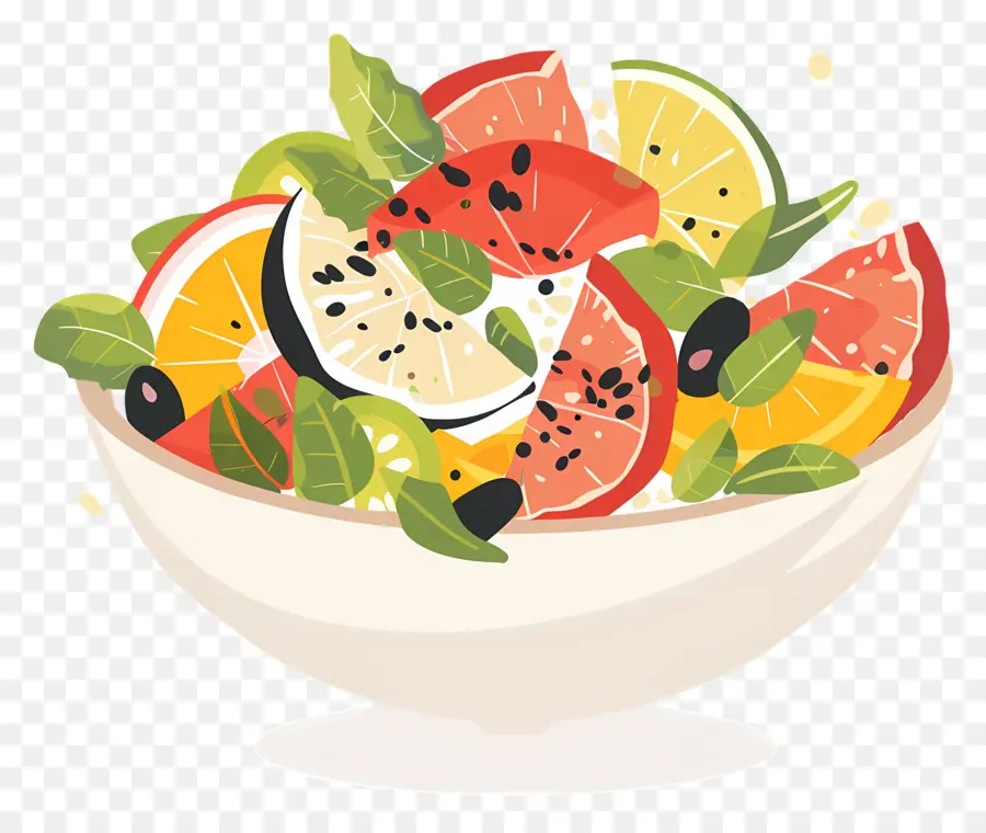 Salade D'été，Salade De Fruits PNG