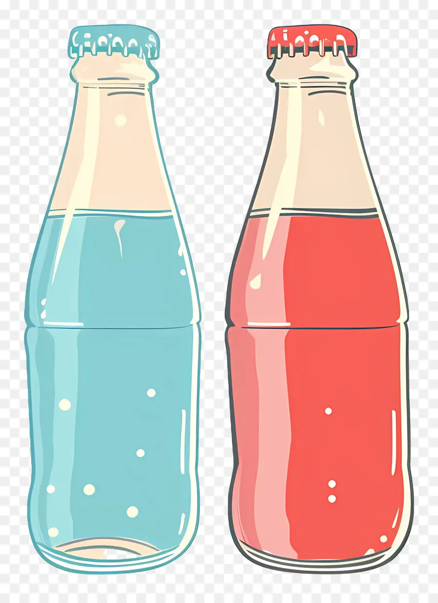 Une Bouteille De Soda，Les Bouteilles En Verre PNG