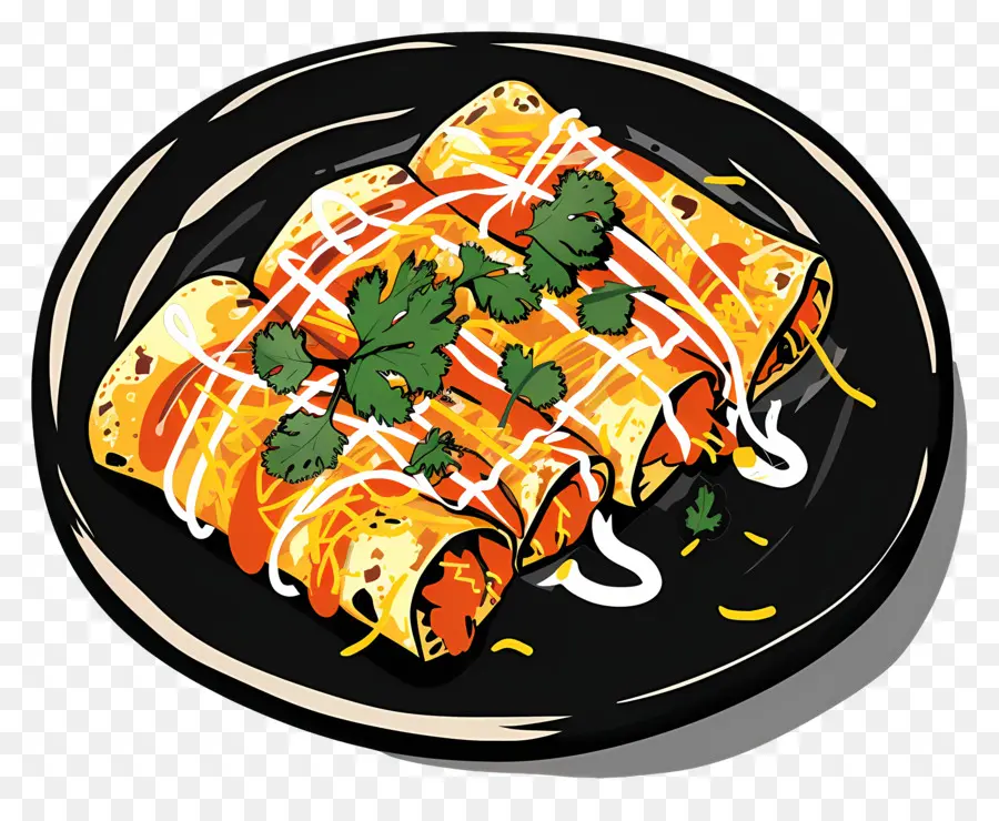 Enchiladas，Burritos PNG