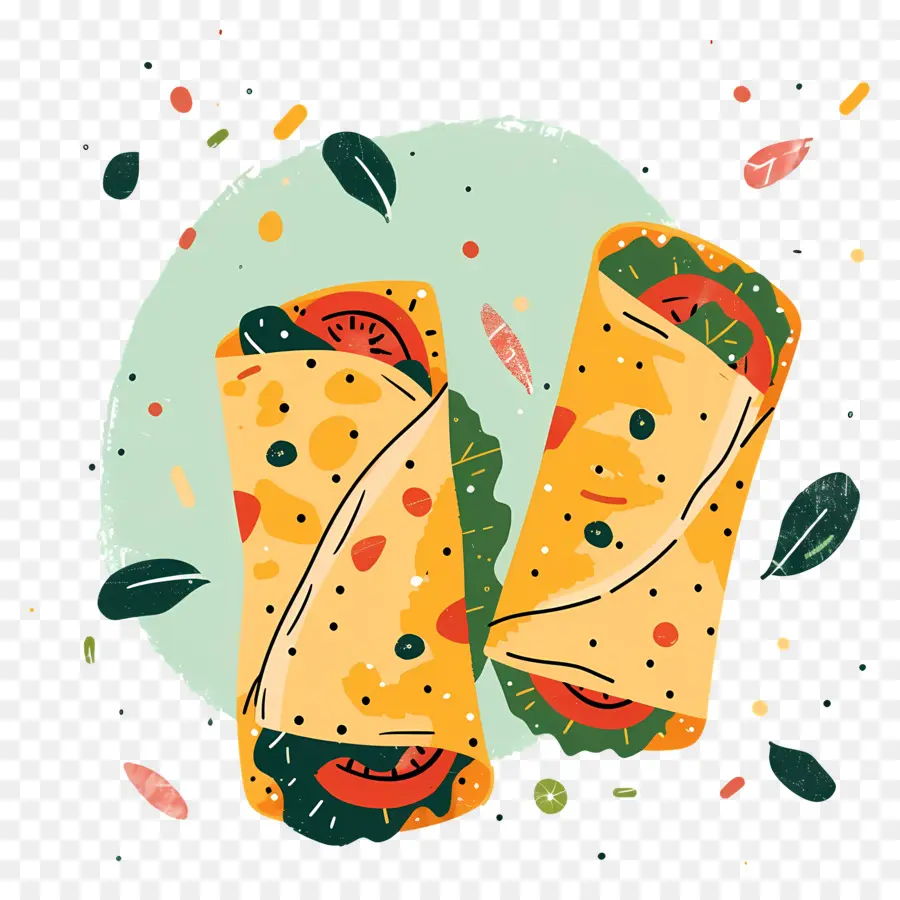 Burritos，Tortillas PNG