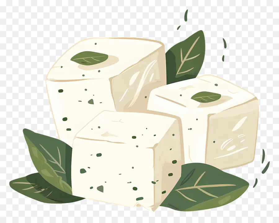 Fromage Feta，Cubes De Fromage PNG