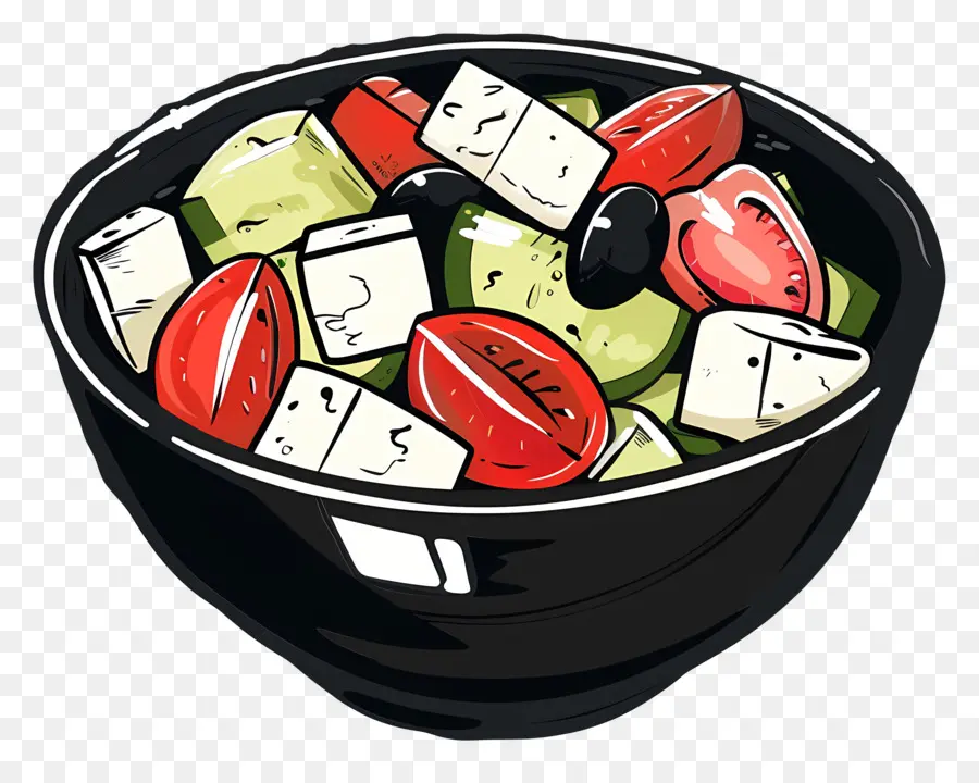 Salade Grecque，Légumes PNG