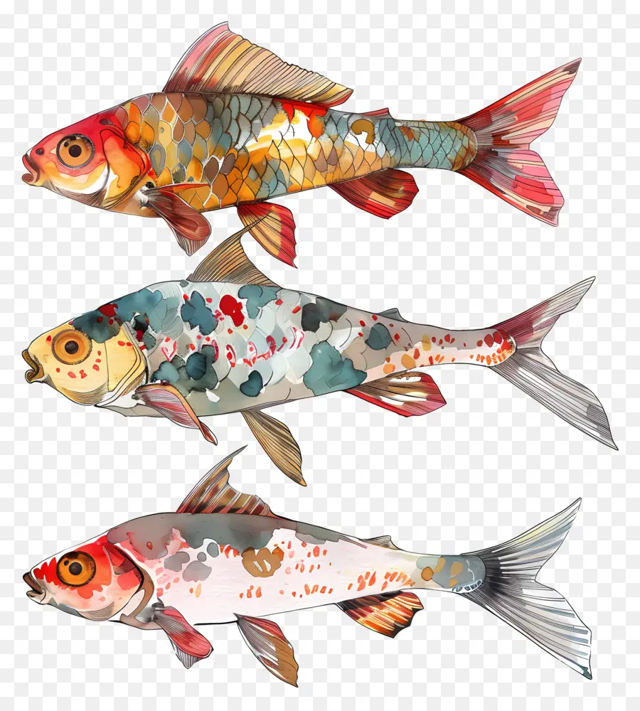 Les Poissons，Carpe Poisson PNG