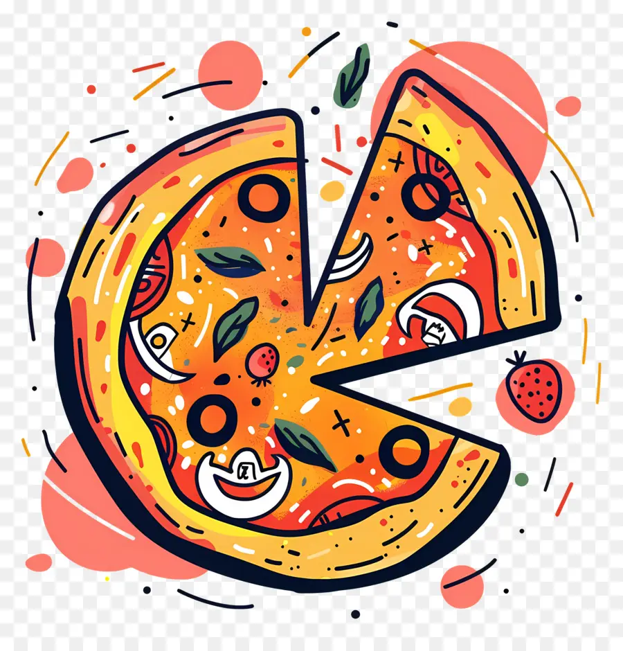 Pizza，Tranche De Pizza PNG