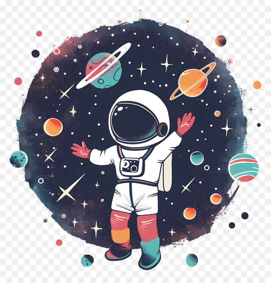 L'espace，L'astronaute PNG