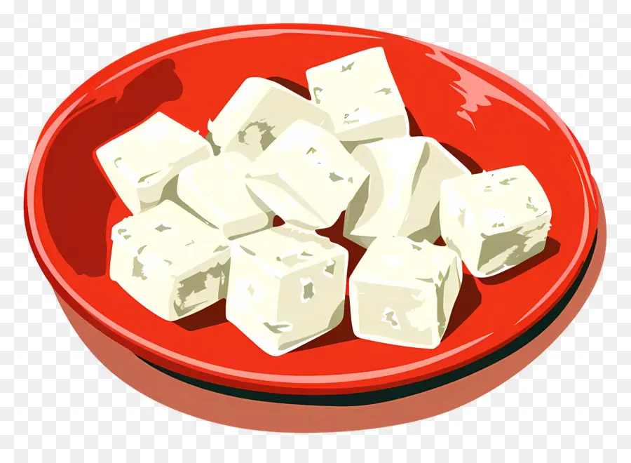 Fromage Feta，Cubes De Fromage PNG