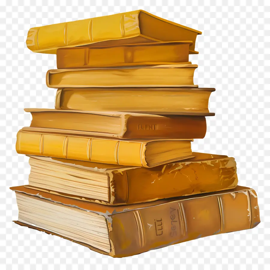 Pile De Livres，Livres Anciens PNG