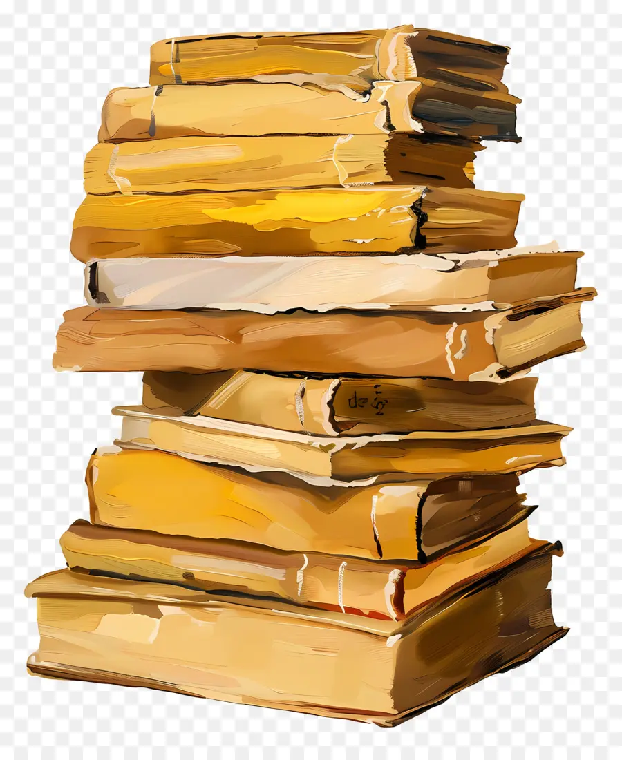 Pile De Livres，Livres Anciens PNG