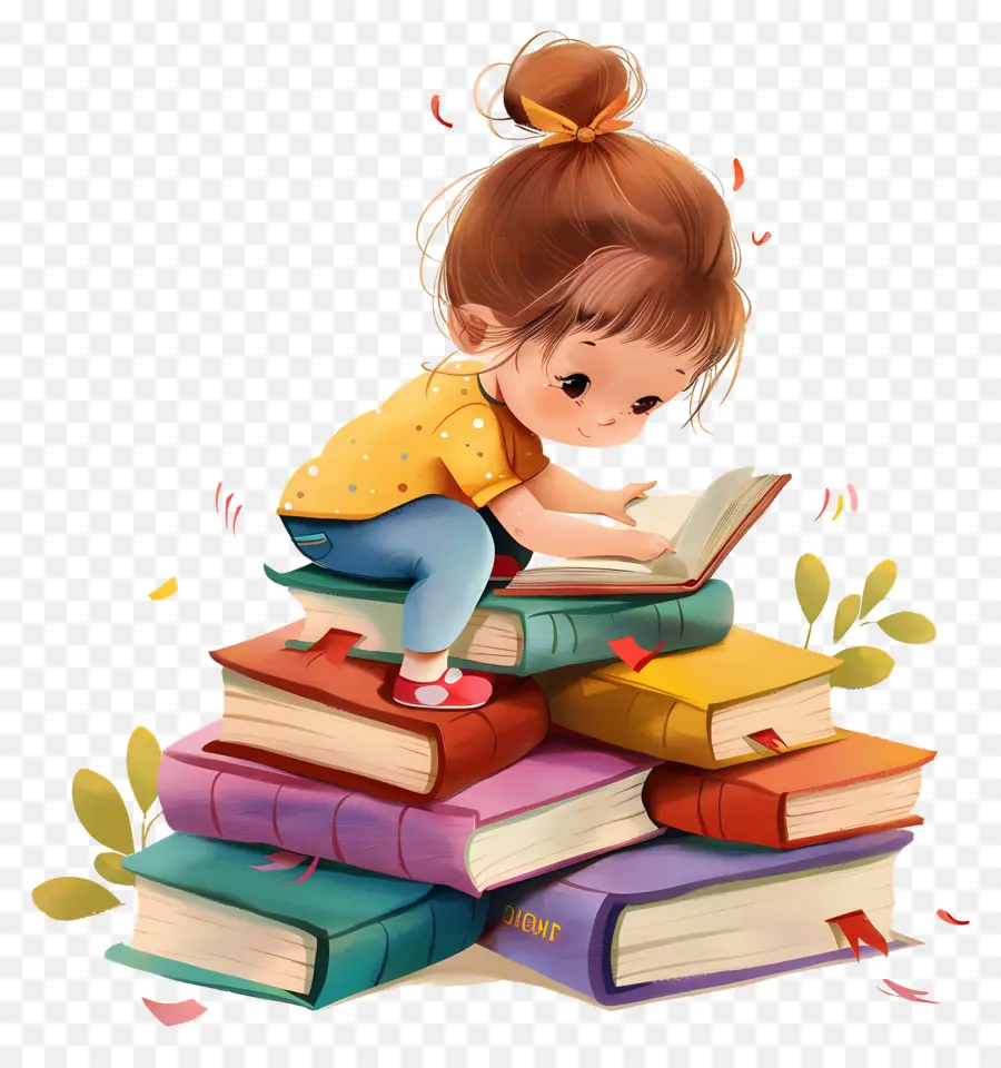 Livres，Jeune Fille PNG