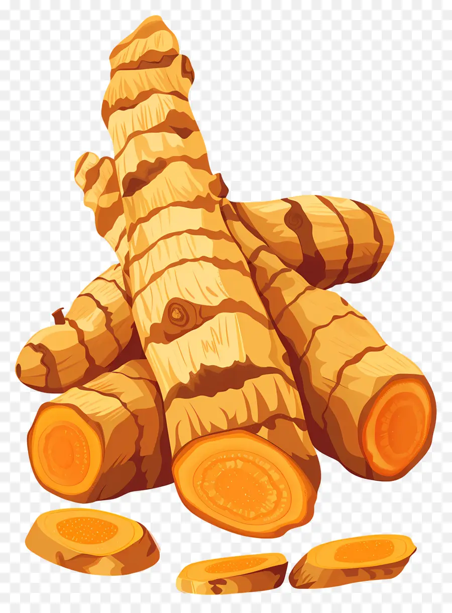 Le Curcuma，Gingembre PNG