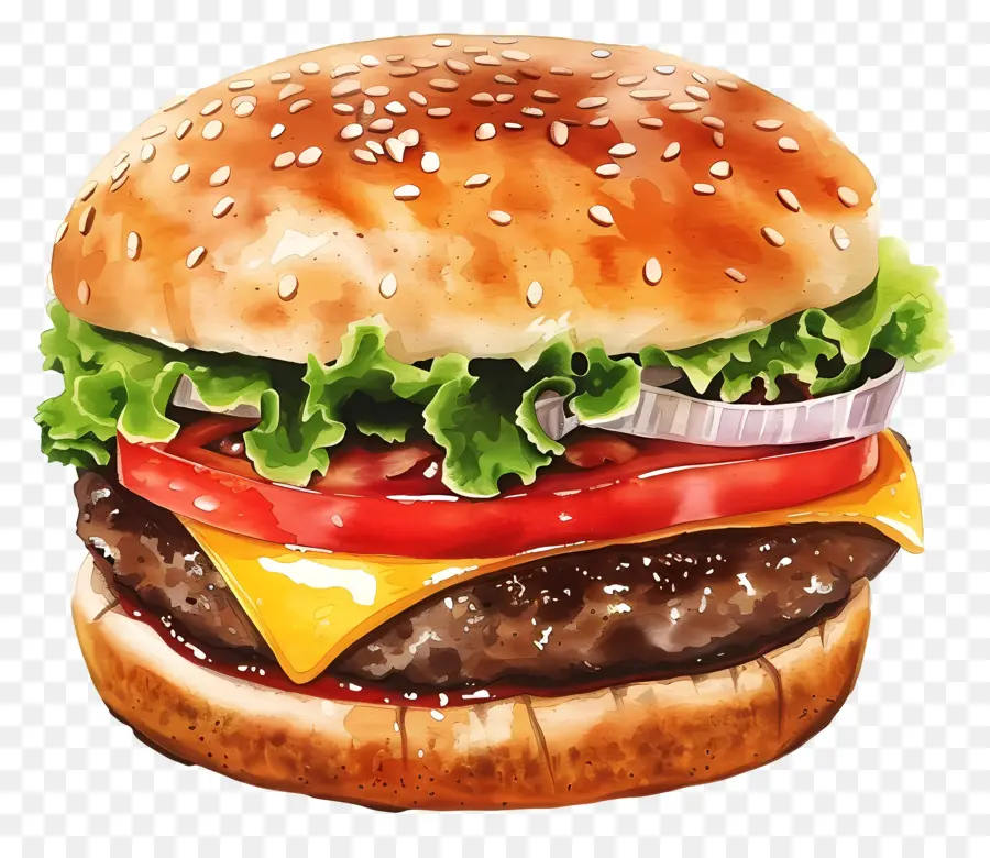 Burger，Hamburger PNG