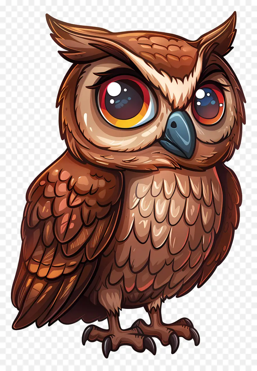 Cartoon Hibou，Chouette PNG