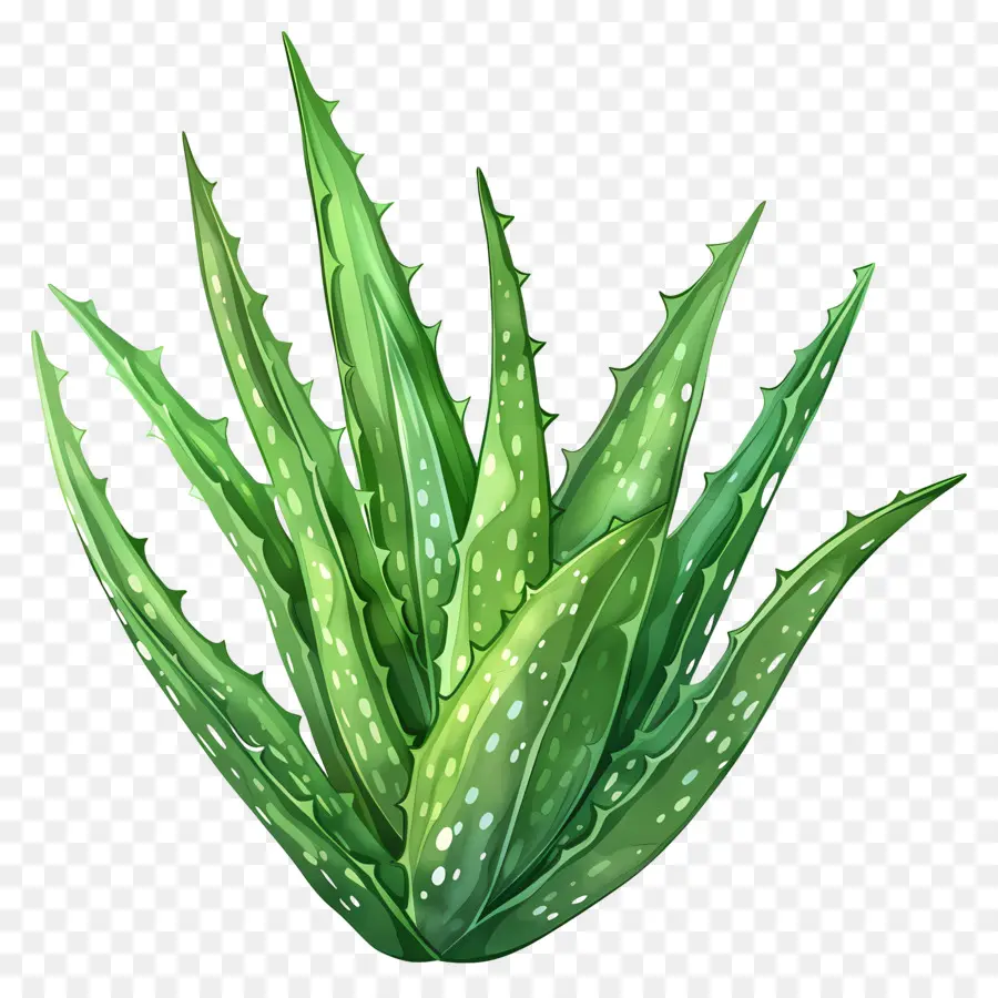 L'aloe Vera，Peinture PNG