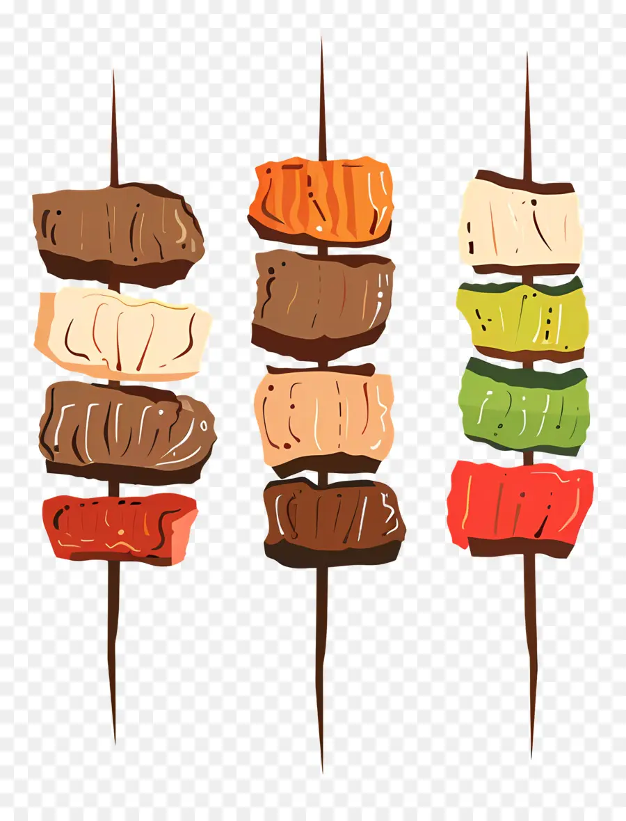 Brochettes，La Viande PNG