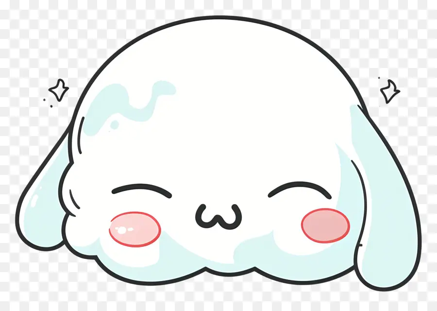 Cinnamoroll，Dormir Lapin PNG