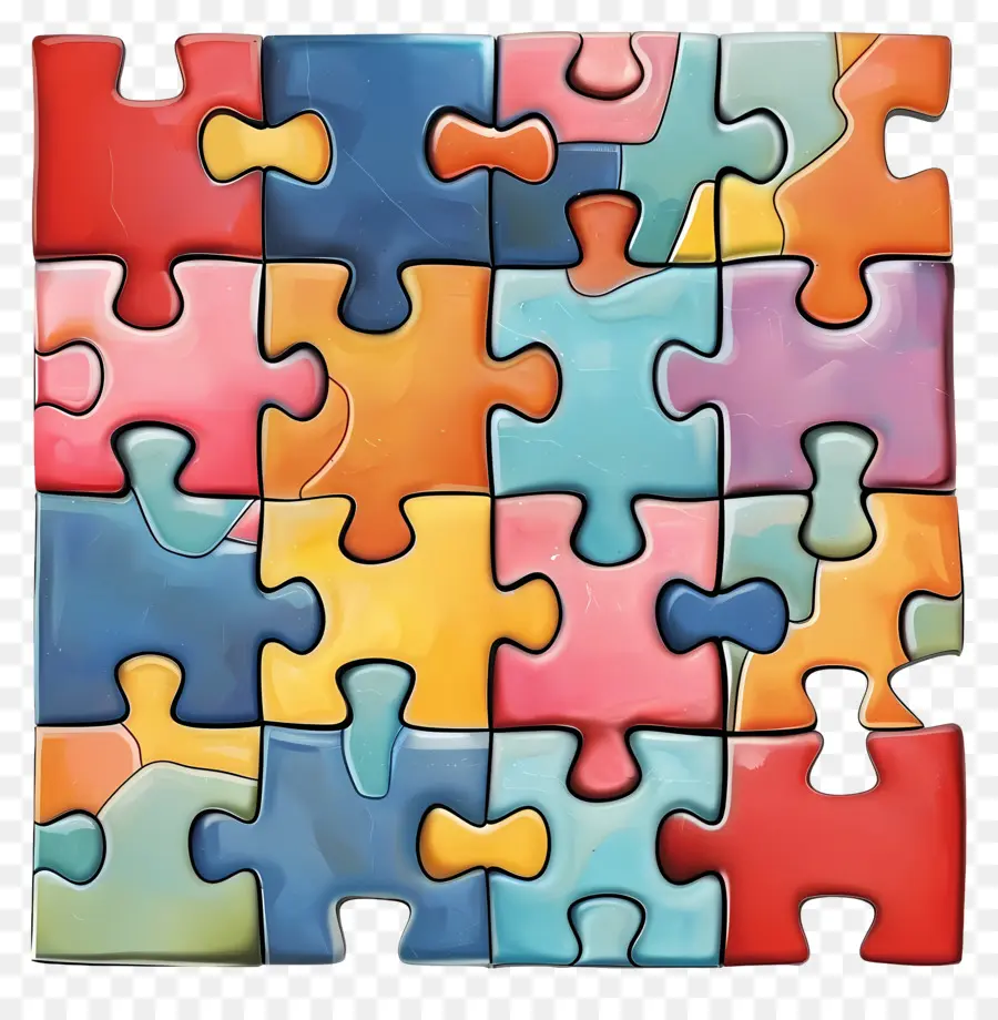 Puzzle，Coloré PNG