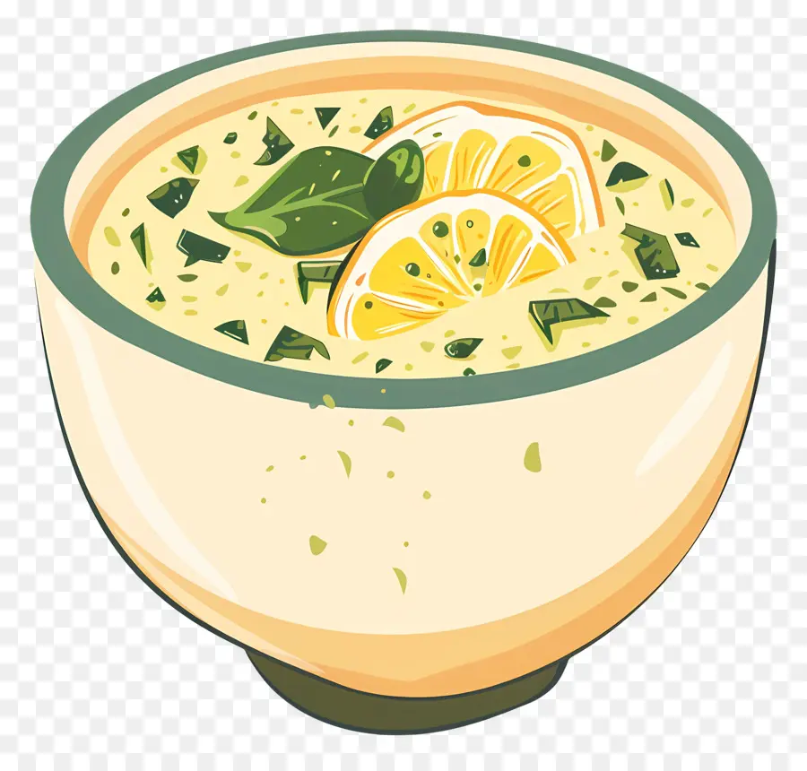 Avgolemono，Soupe Grecque PNG