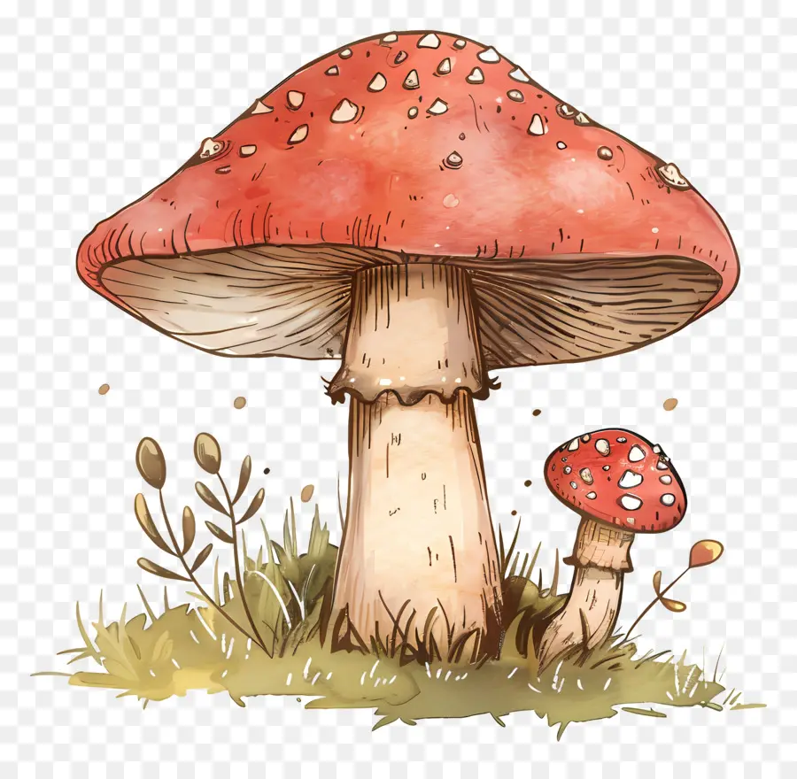 Champignons，Champignon Rouge PNG