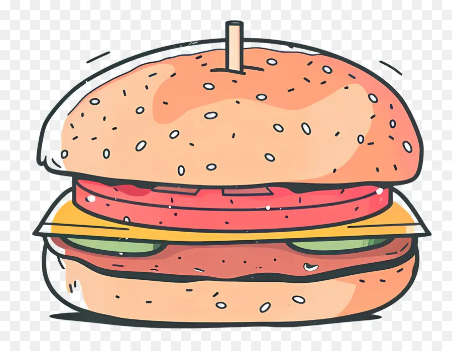 Hamburger，Chignon PNG