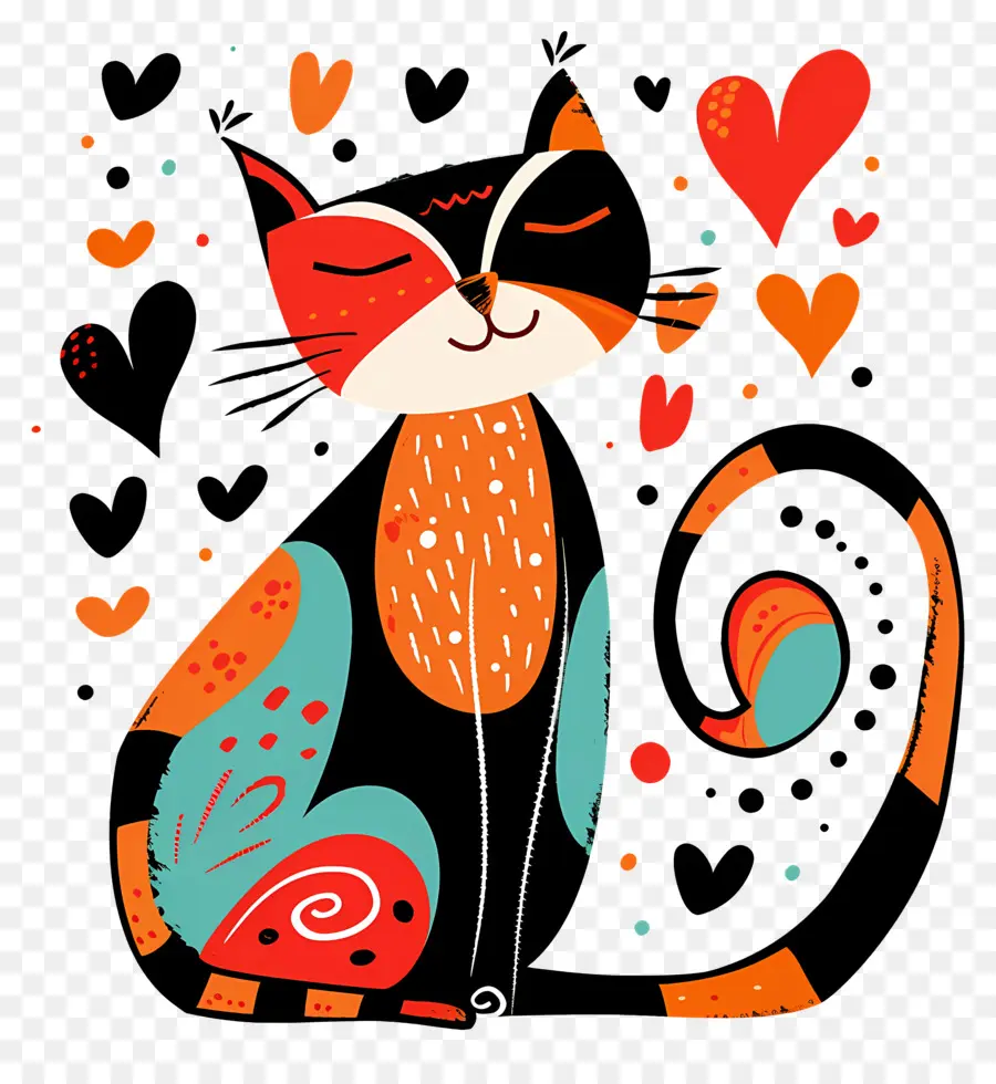 Chat，Le Jour De Valentines PNG