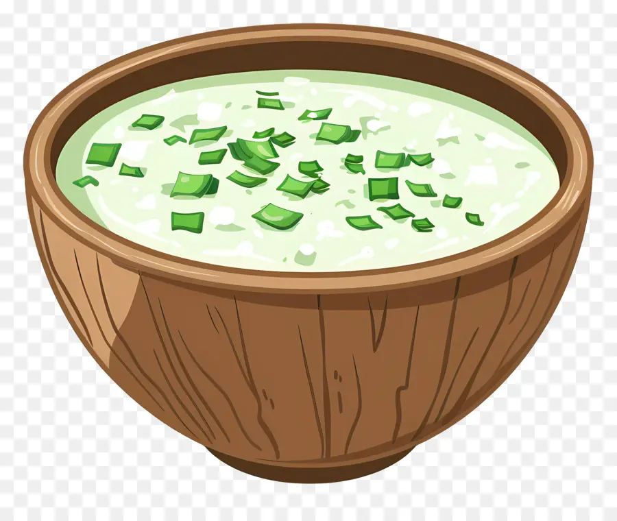 Raita Vert，Soupe Crémeuse PNG