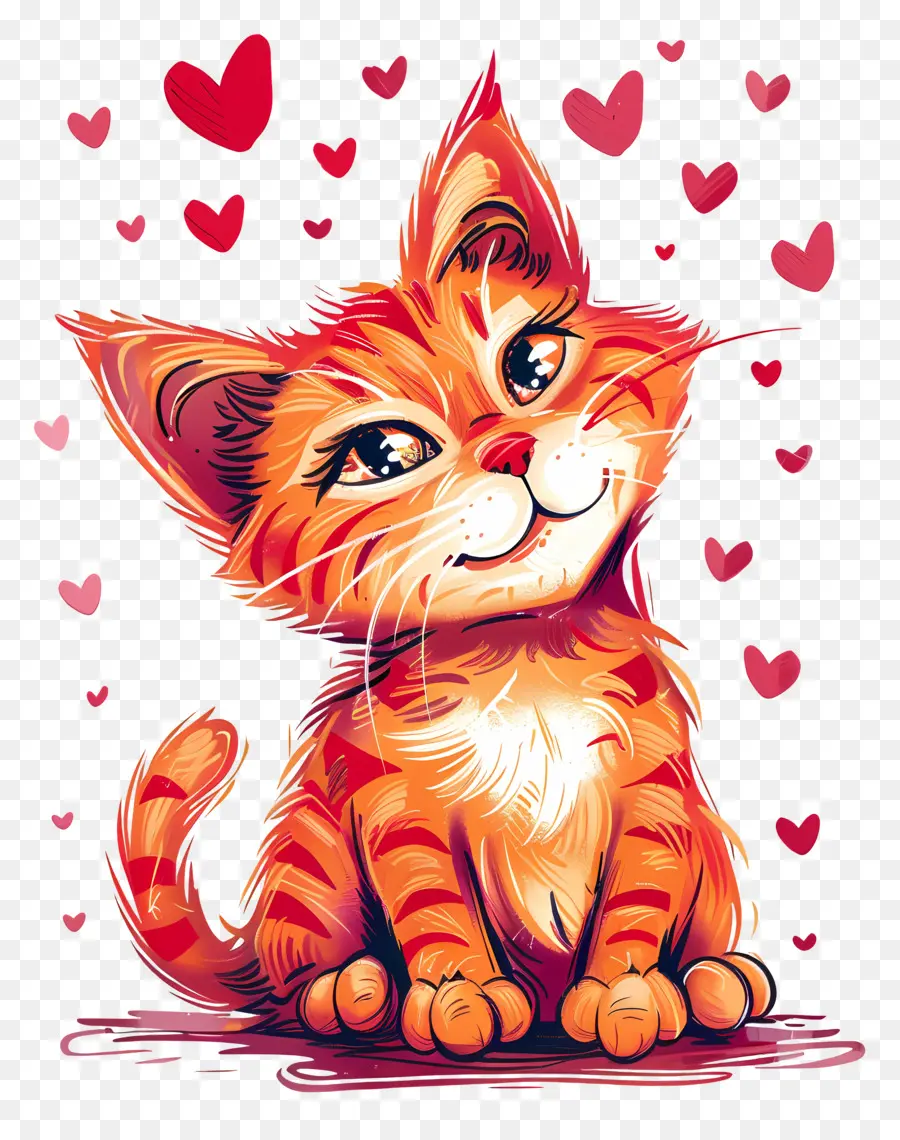 Chat，Le Jour De Valentines PNG