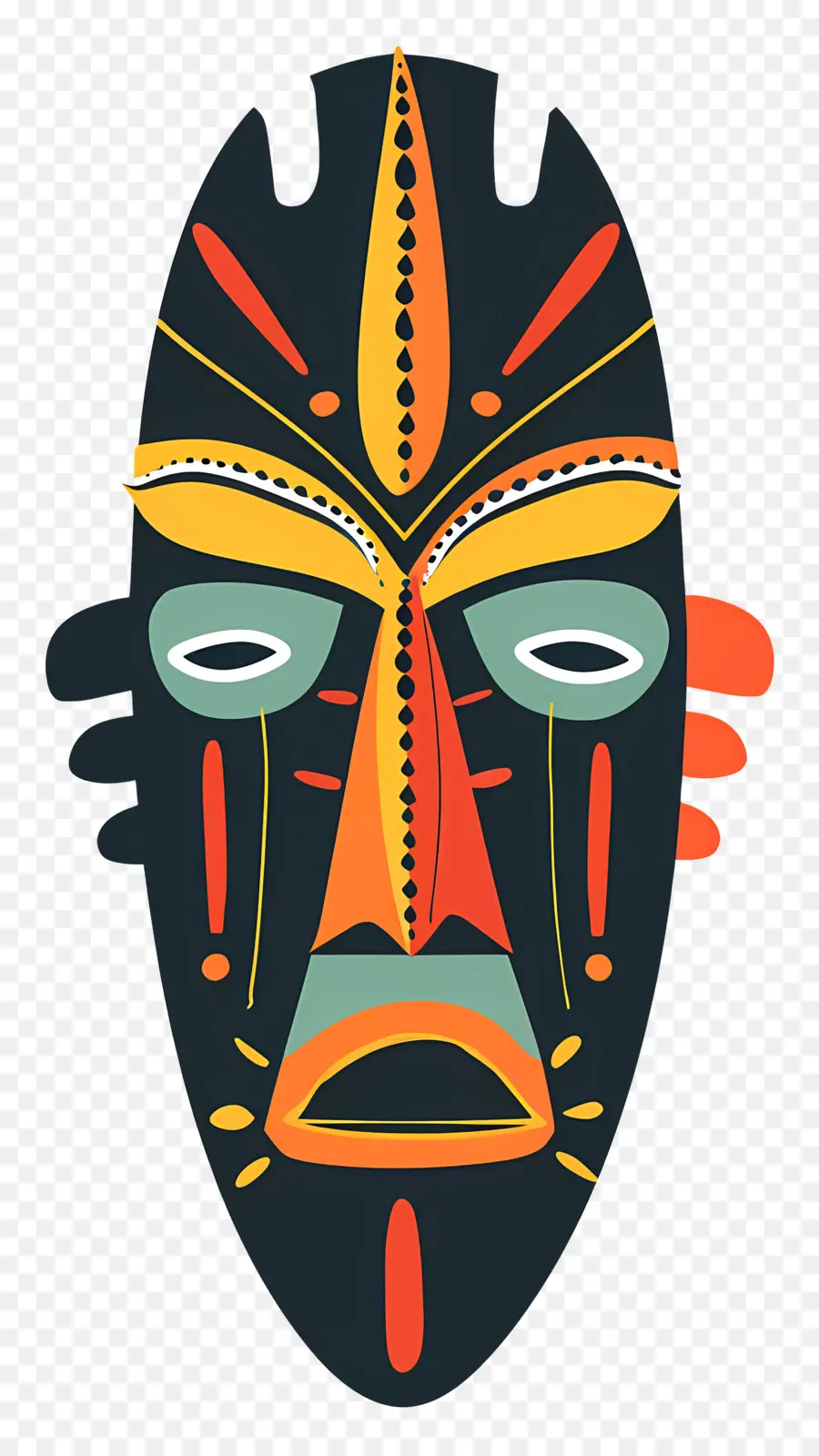 Masque Tribal，Masque Africain PNG