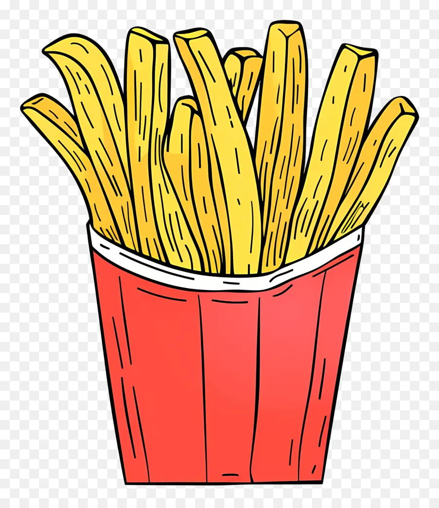 Frites，Dessin Animé Français Les Frites PNG