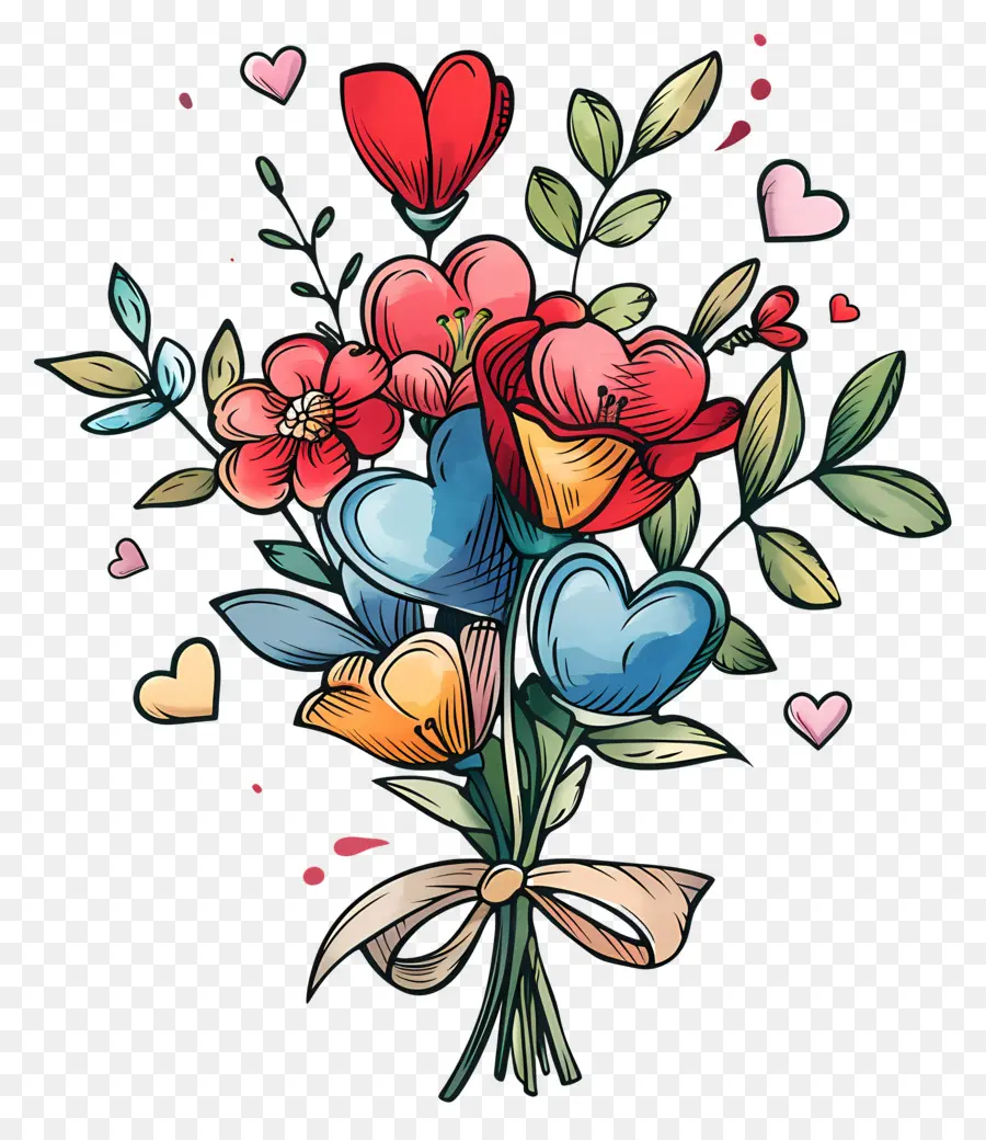 Bouquet，Le Jour De Valentines PNG