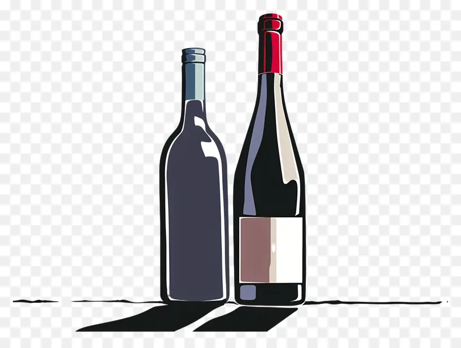 Bouteille De Vin，Vin Rouge PNG