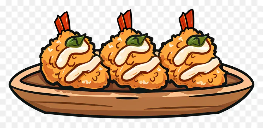 Tempura，Les Aliments Frits PNG