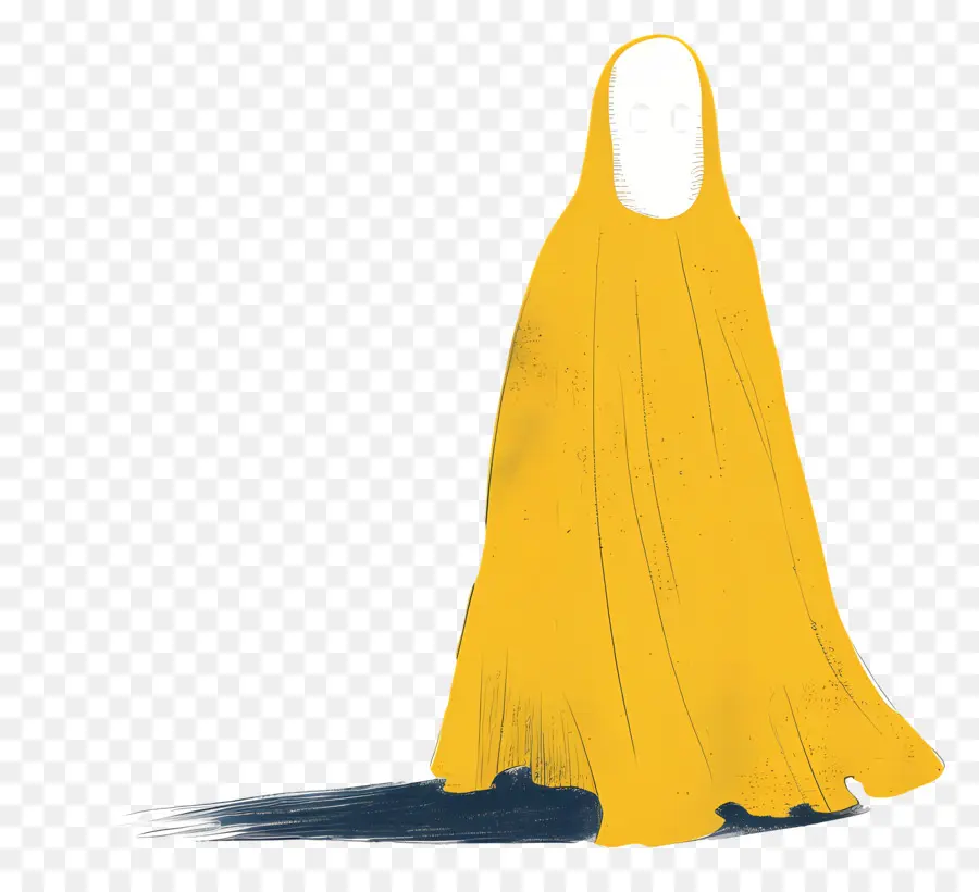 Fantôme，Robe Jaune PNG