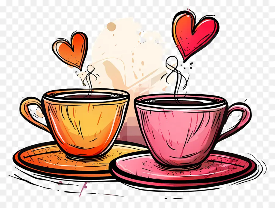 Café，Le Jour De Valentines PNG