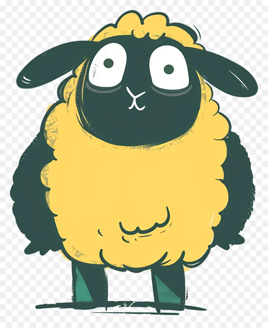 Les Moutons De Dessin Animé，Mignon Mouton PNG