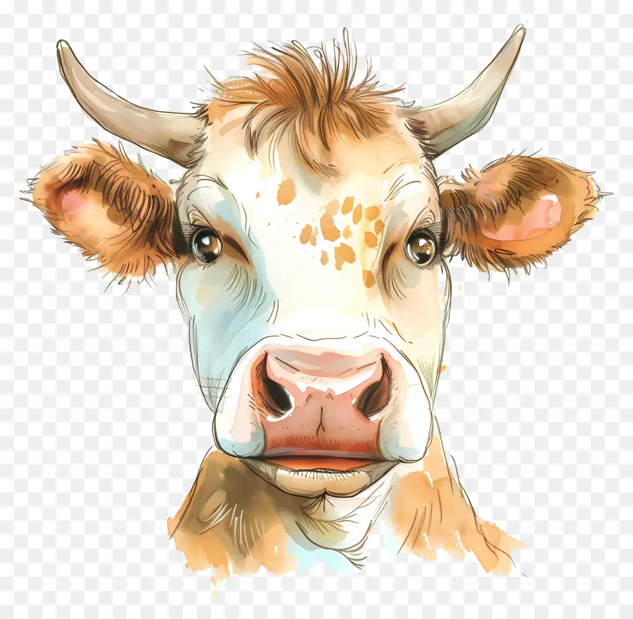 Vache，Dessin PNG