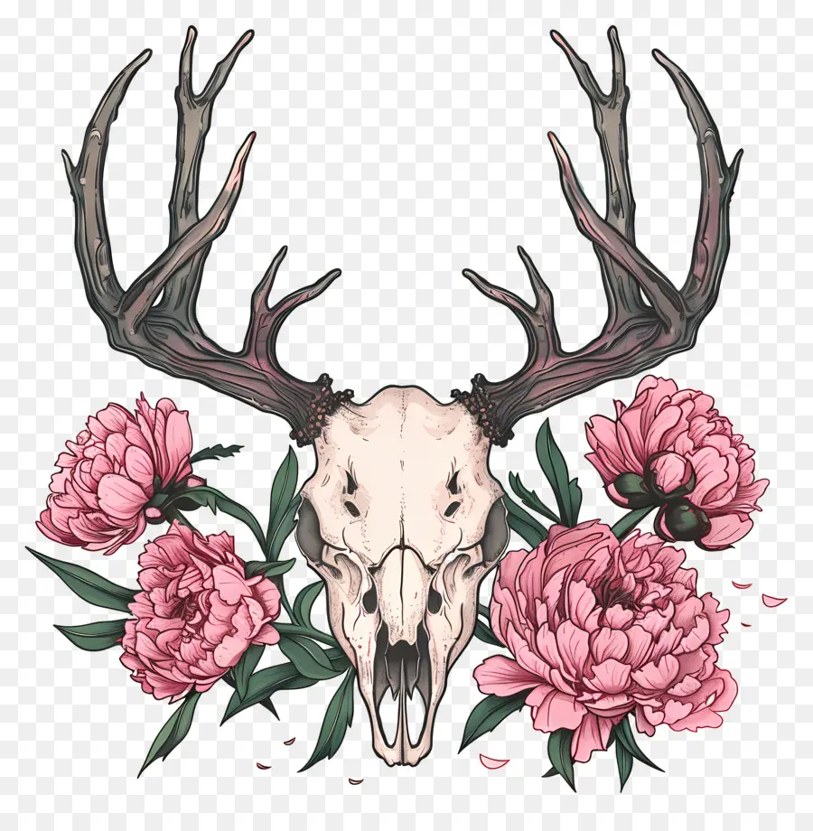 Cerf Crâne，Crâne PNG