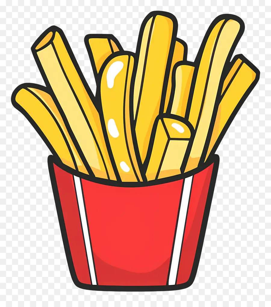 Frites，Dessin Animé PNG